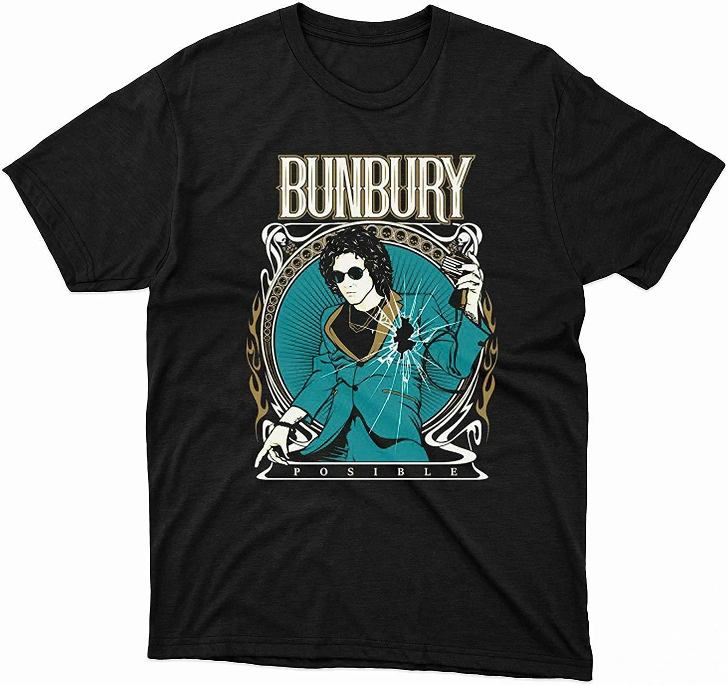 Descubre Enrique Bunbury T-shirt, Camiseta Enrique Bunbury Héroes del Silencio, Bunbury Cantante Rock, Rock Band Shirt, Bunbury Merch para Hombre Mujer