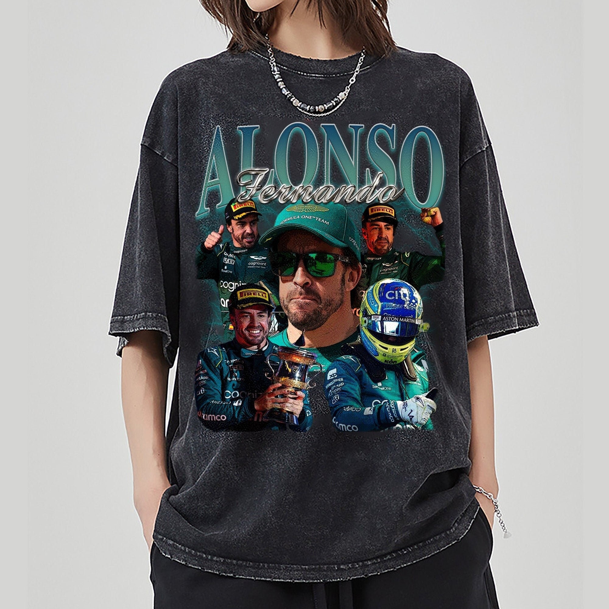 Discover Camiseta del jugador FRD Alonso para Hombre Mujer