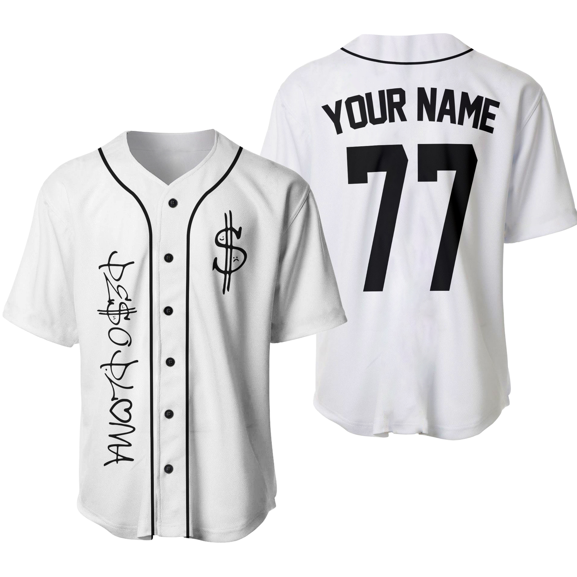 Peso Pluma Doble P Tour 2023 Baseball Jersey