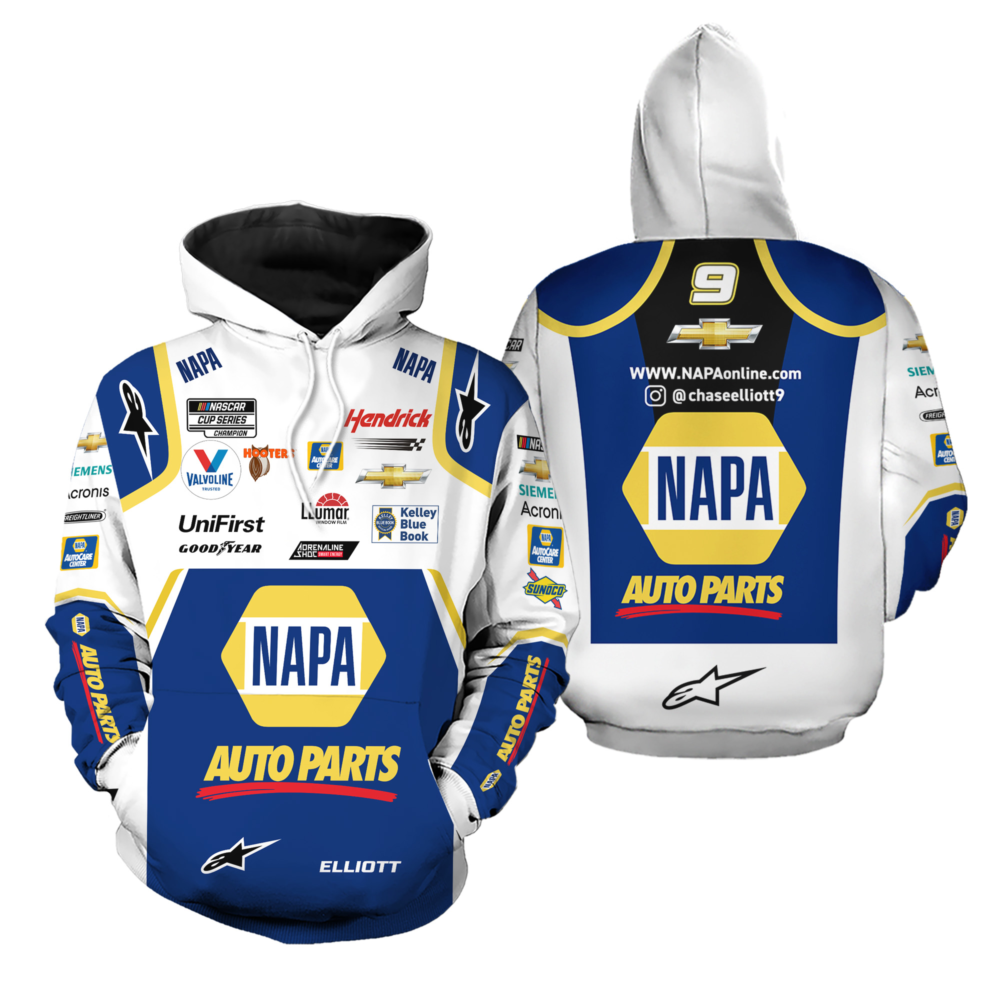 Napa 3D All Over Print Hoodie Shirt