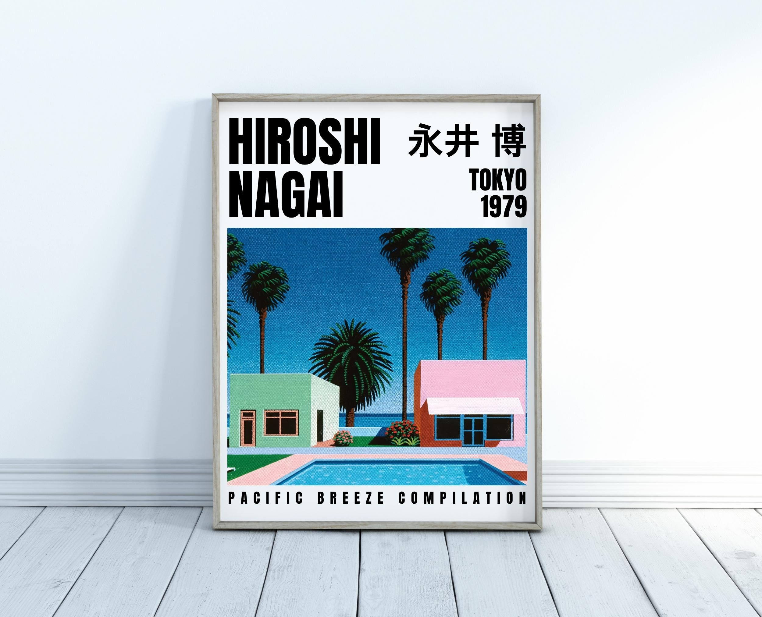 Plane pop city wall art print 永井 博 アート ポスター プリント 家