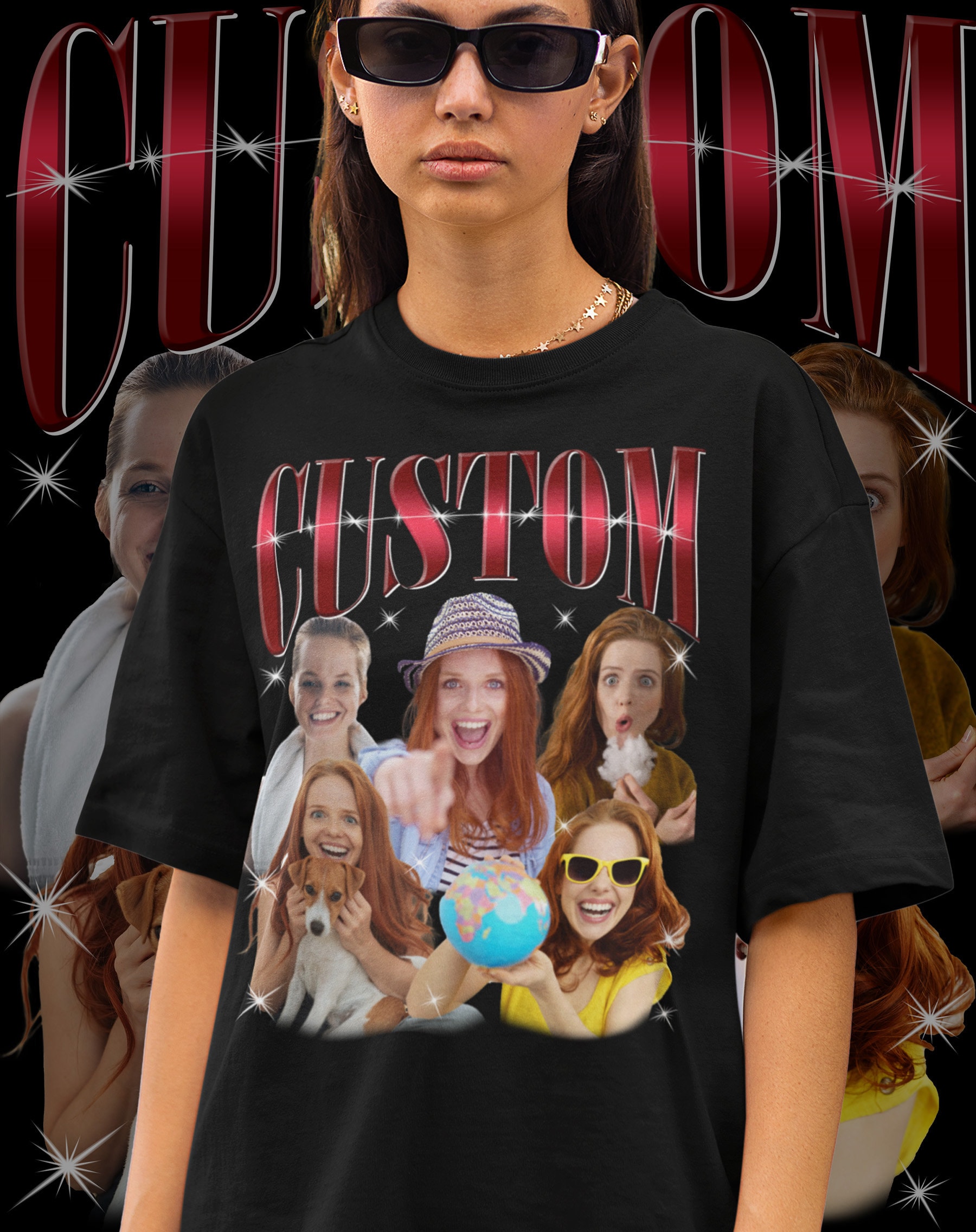 Custom Your Own Idea Photo Shirt, Personalized Photo Shirt For Girlfriend