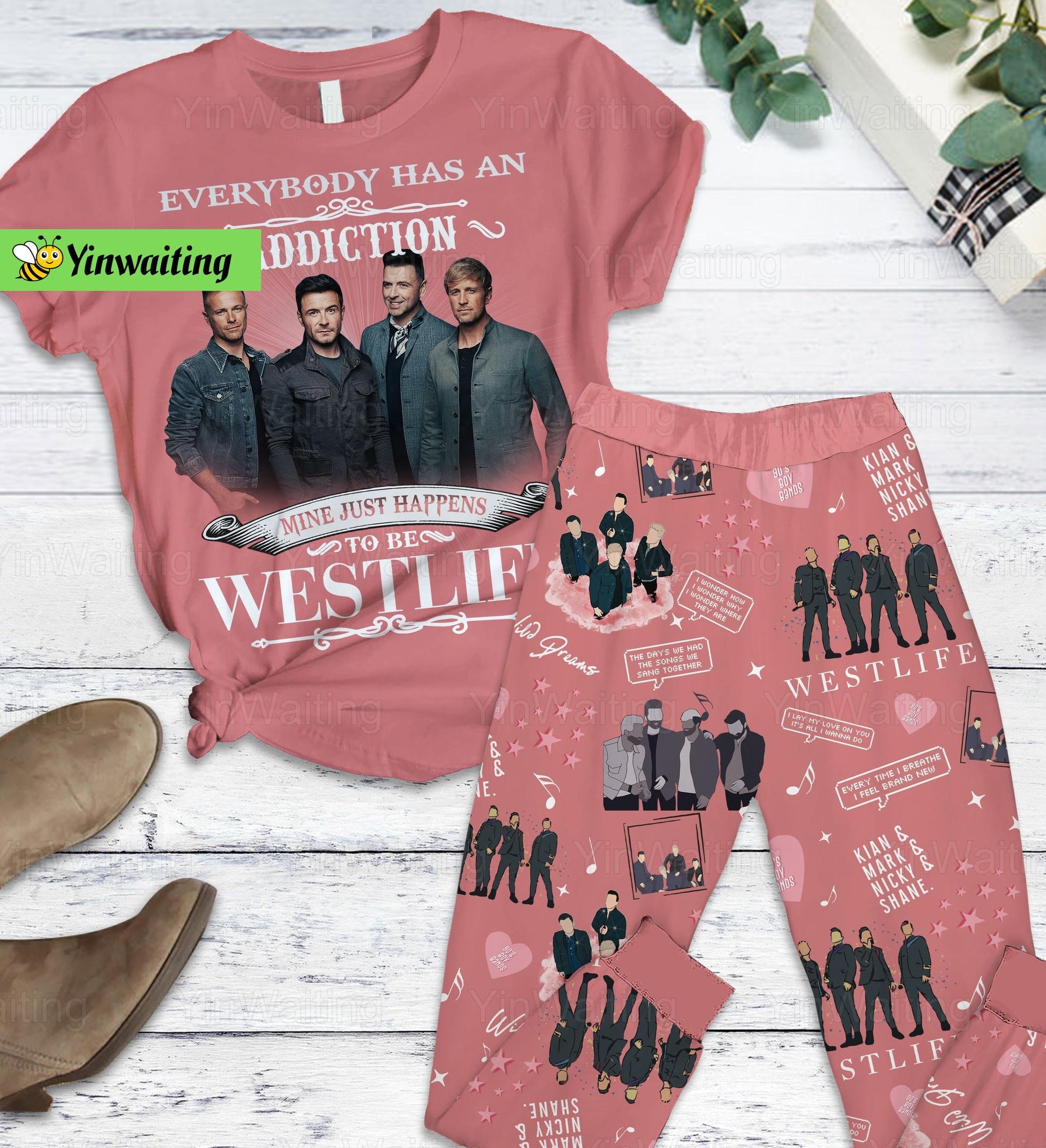 Christmas Westlife Pajamas Set, Westlife Shirt, Westlife Pajamas Set