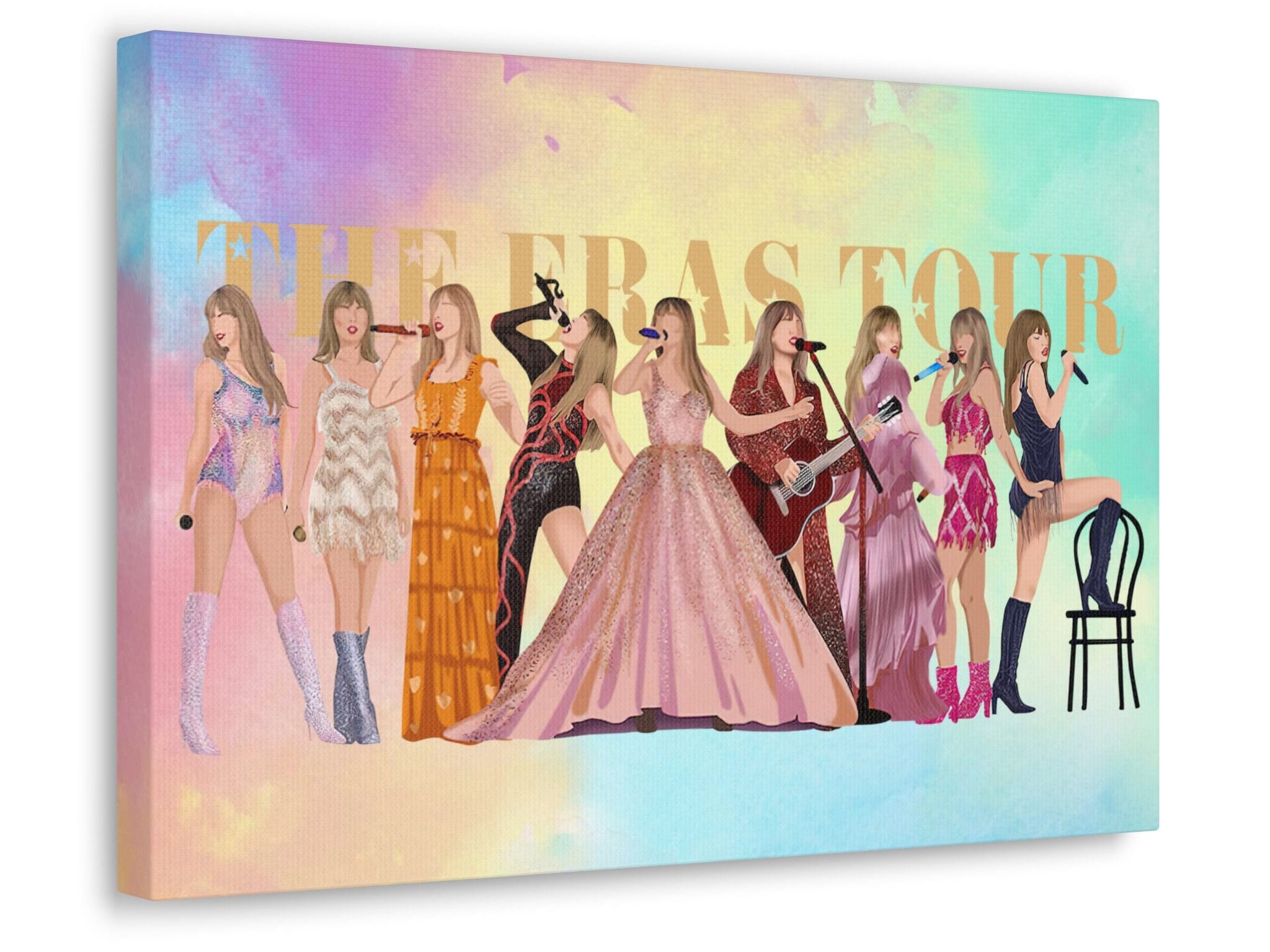 Taylorr Swifts  Erass Tourr Fan Inspired Canvas