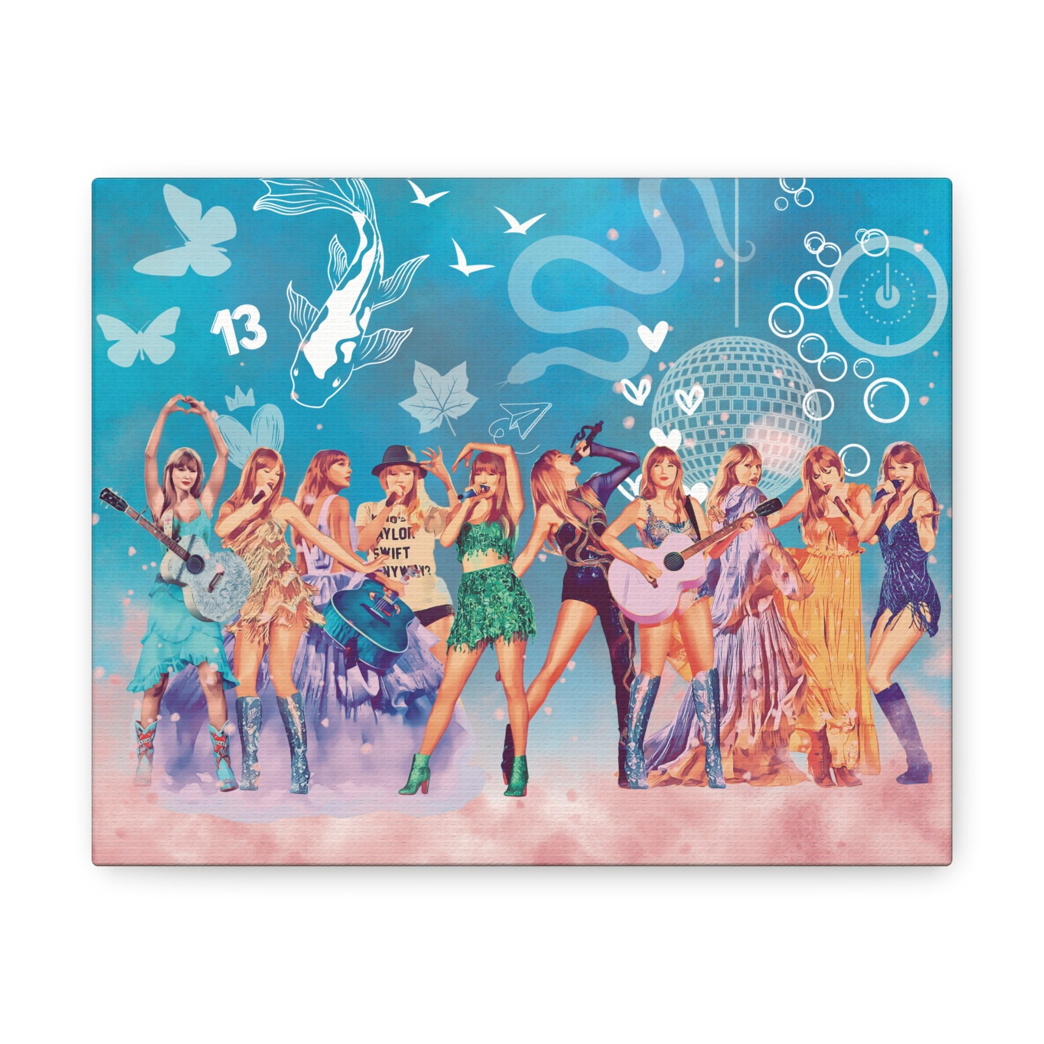 Taylorr Swifts Erass Tours Canvas, Taylorr Swifts Poster