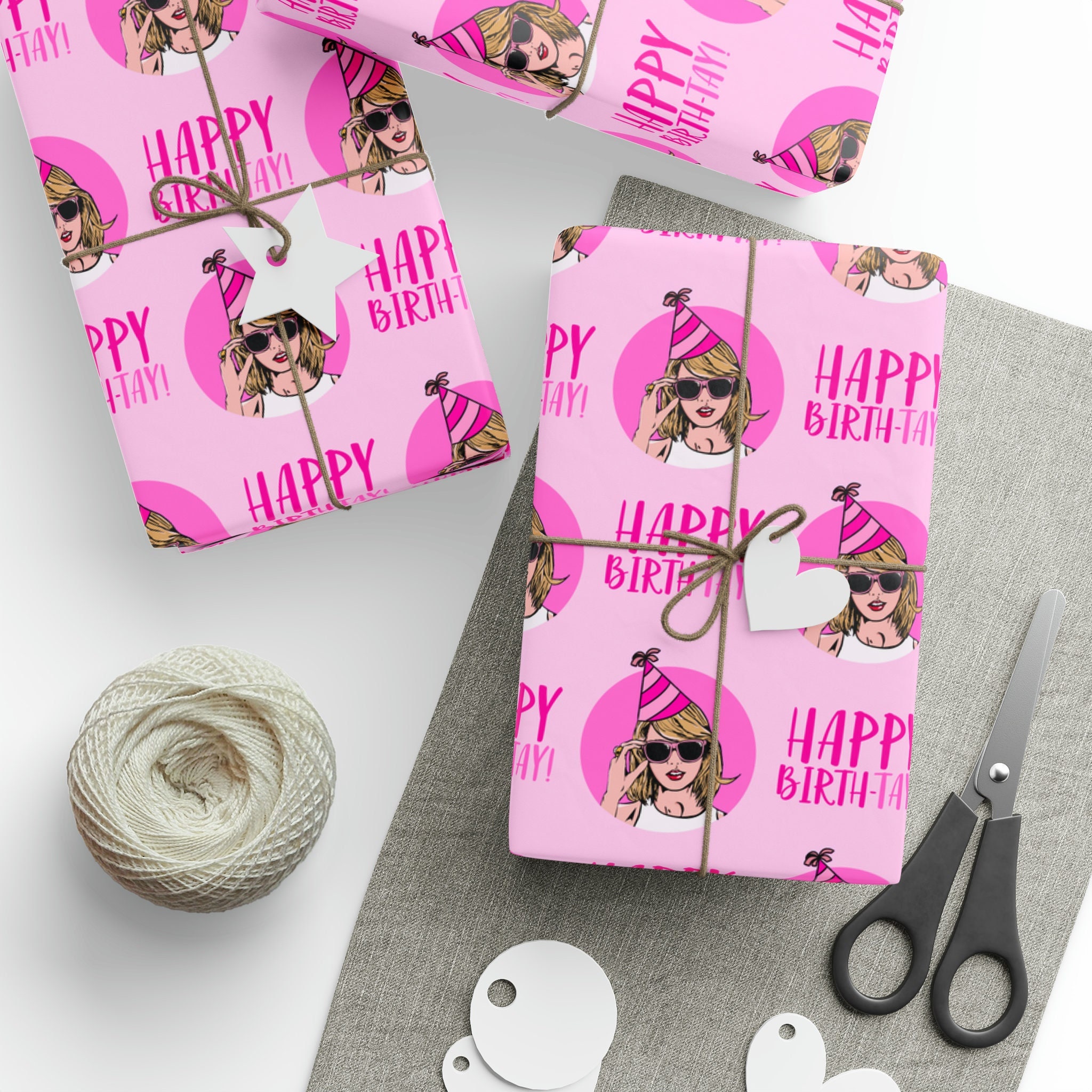 Taylorr Swifts Erass Tours Wrapping Paper, Taylorr Swifts Birthday Wrapping Paper