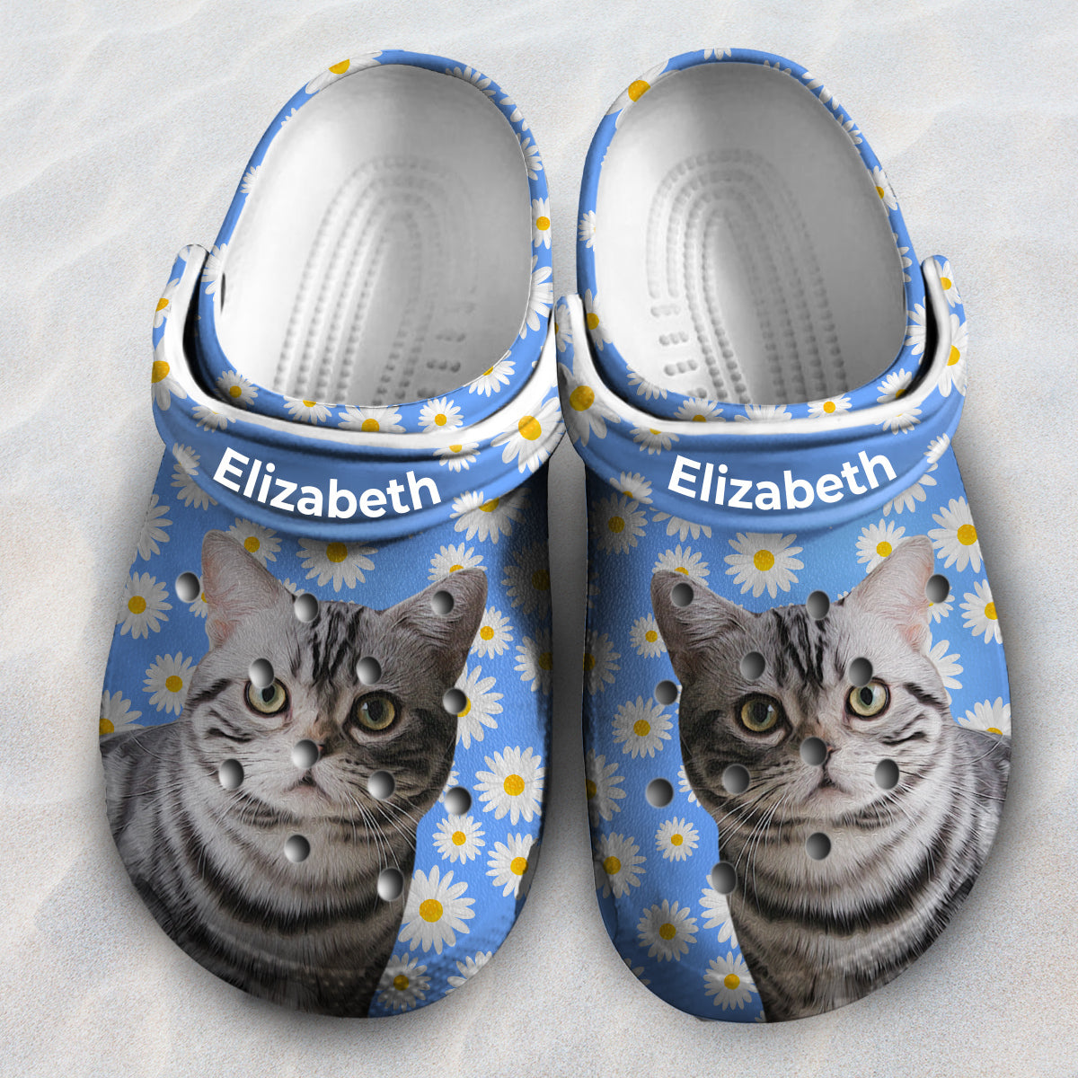 Custom Cat Pet Personalized Clogs Shoes Gift For Cat Lovers Hh2911