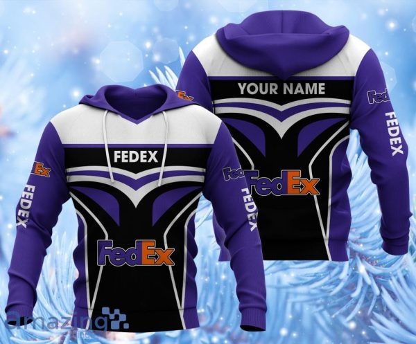 Personalized Fedex Custom Full Print 3d Hoodie