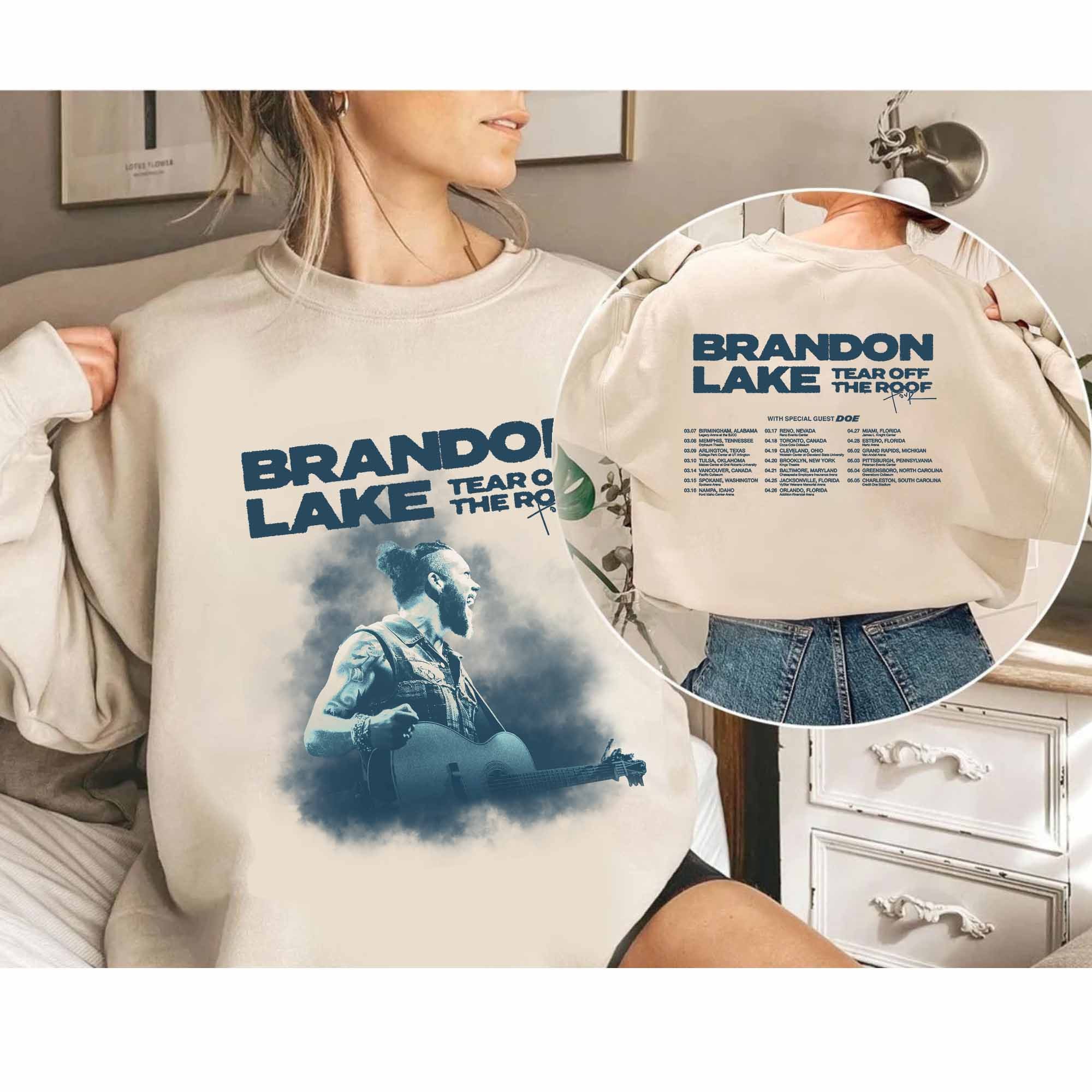 Brandon Lake Tear Off The Roof Tour 2024 Sweatshirt