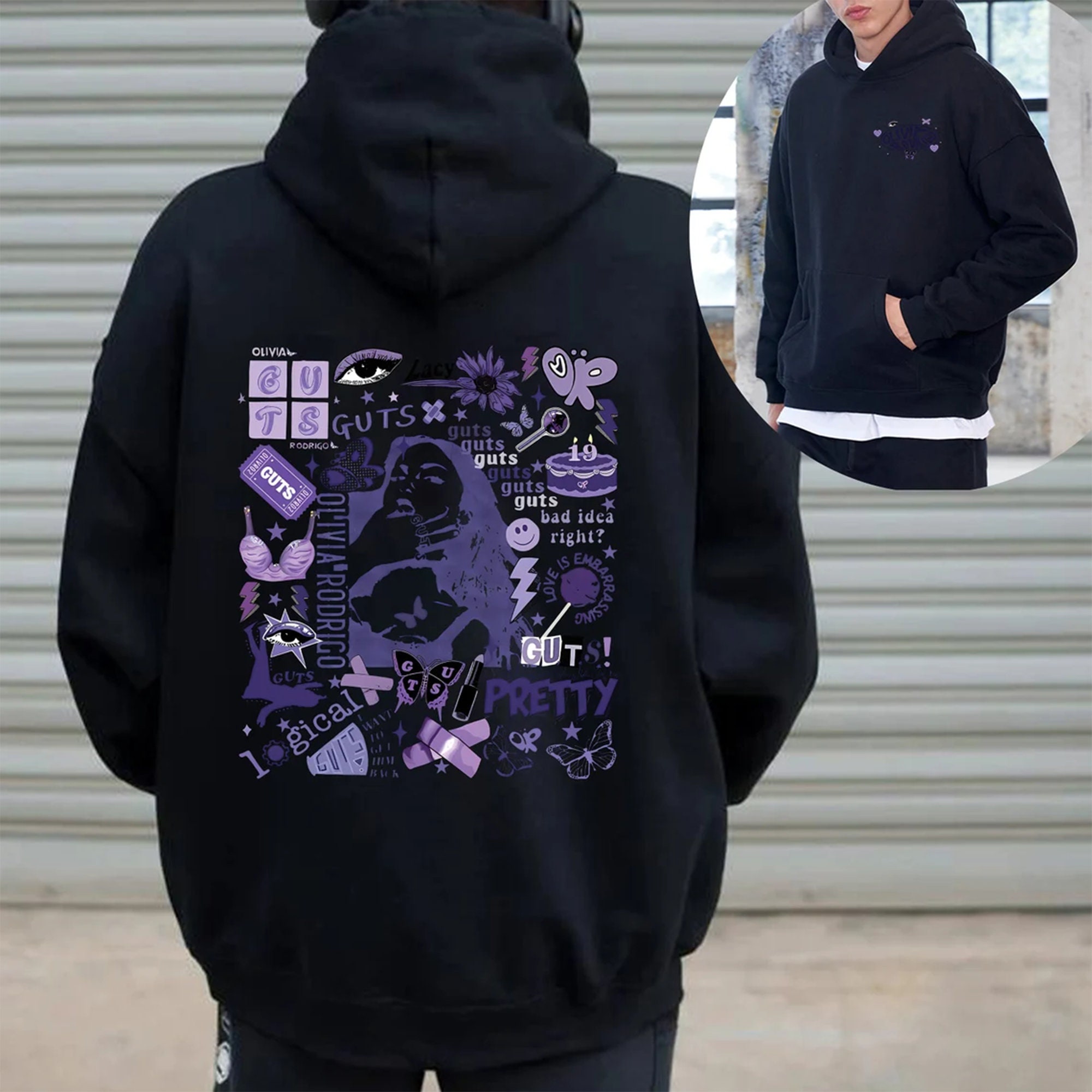 Olivia Rodrigo Guts Tour 2024  Hoodie