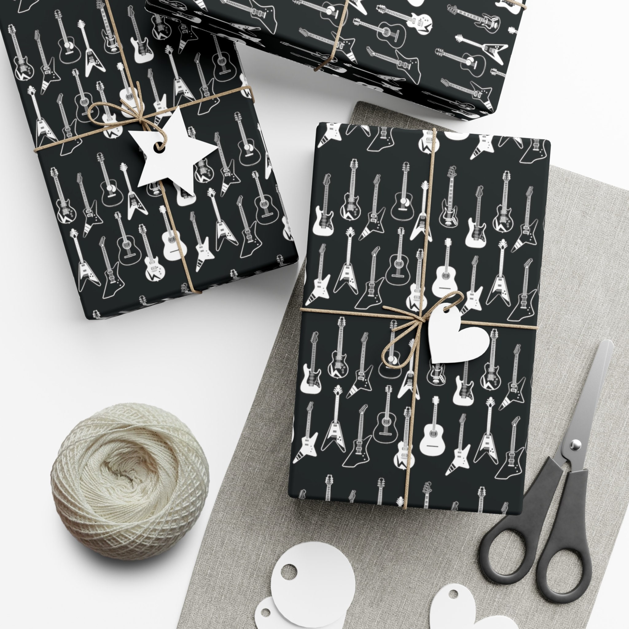 Guitar Wrapping Paper - Guitarist Wrapping Paper