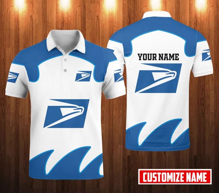 Personalized Postal Service Polo Shirt, United Sps 3d Printed Polo Shirt