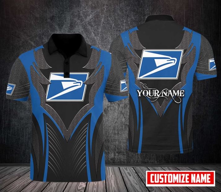 Personalized Postal Service Polo Shirt, United Sps 3d Printed Polo Shirt