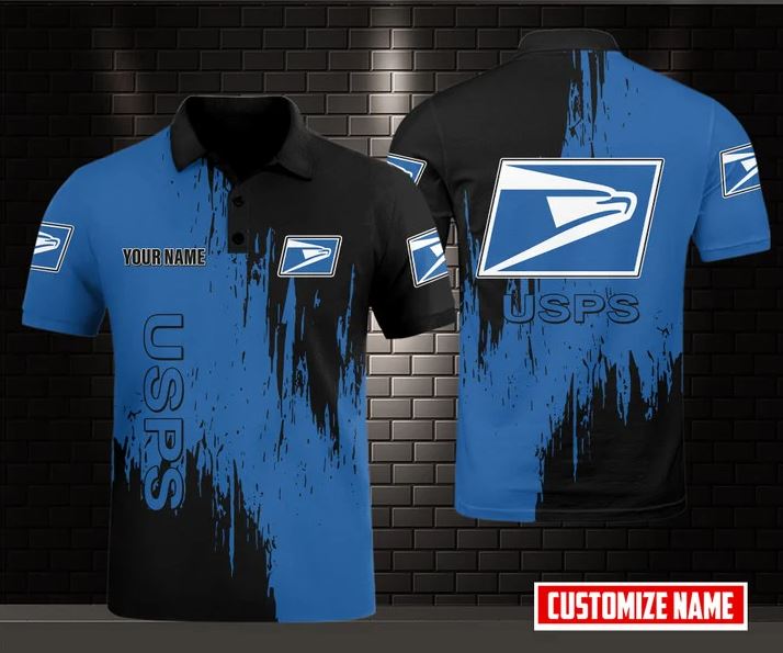 Personalized Postal Service Polo Shirt, United Sps 3d Printed Polo Shirt