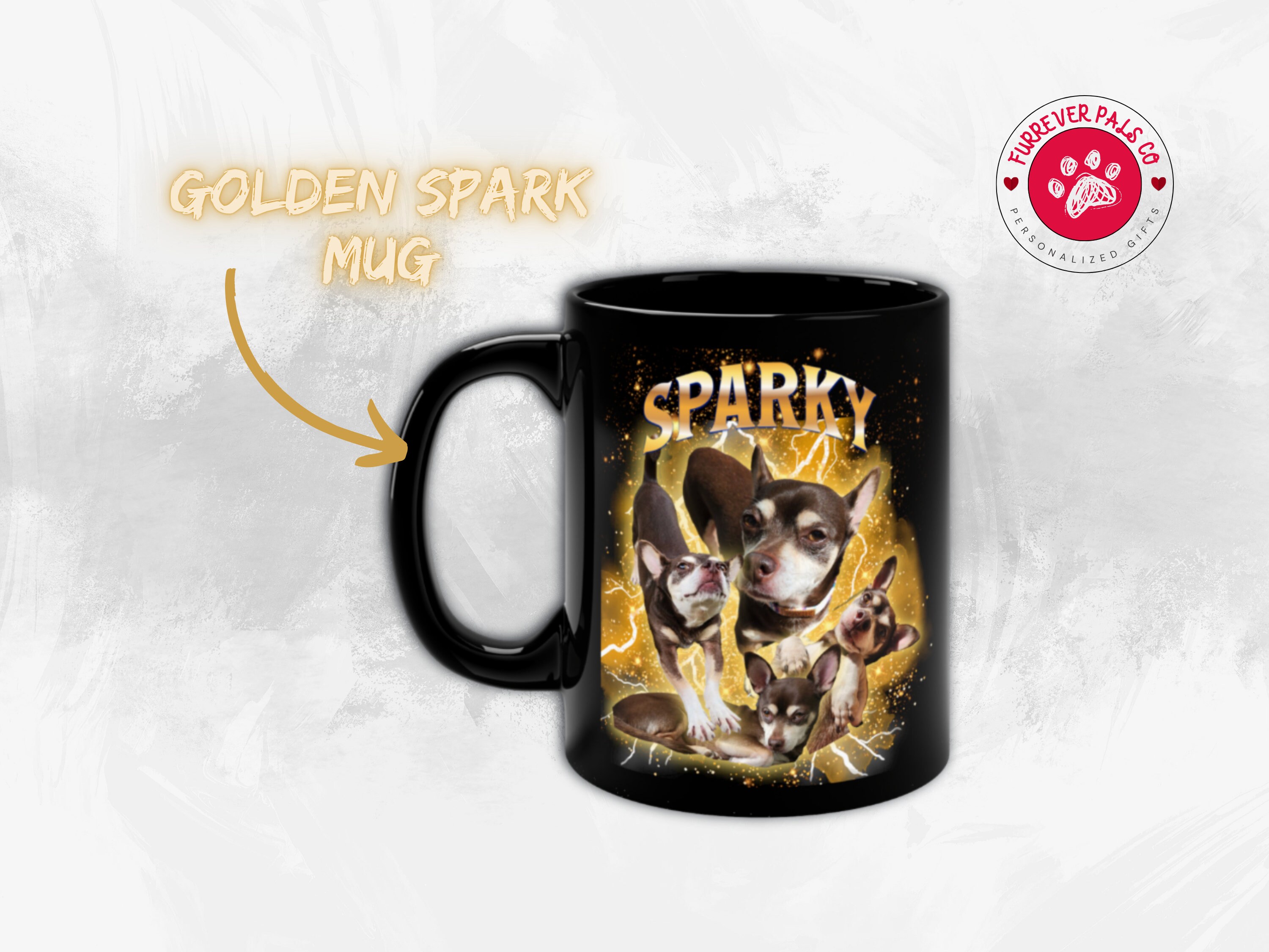 Personalized Vintage 90's Rap Pet Mug For Animal Lovers