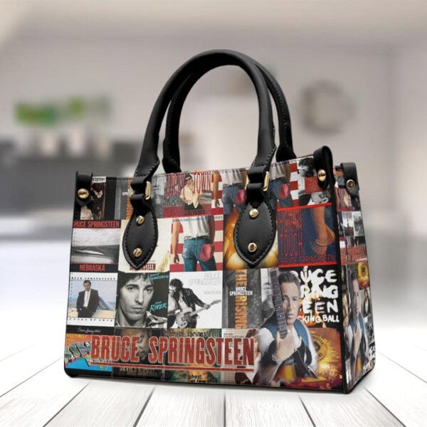 Bruce Springsteen Leather Handbag, Vintage Springsteen Gift For Fan