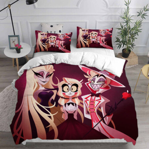 Hazbin Hotel Bedding Set, Hazbin Hotel Fan Gift