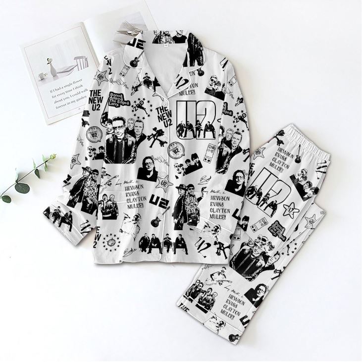U2 Band Pajamas, U2 Band Sleepwear