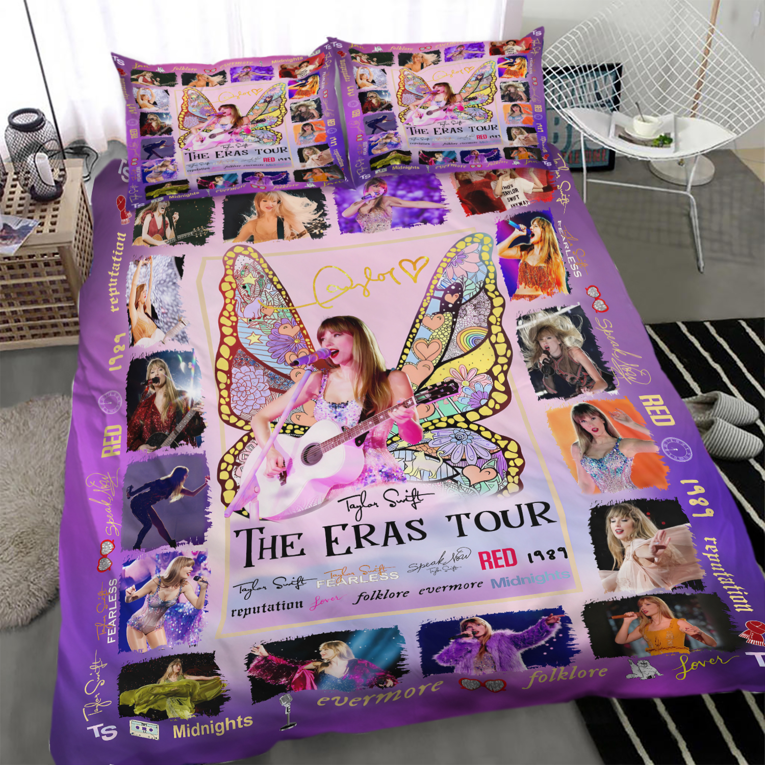 Taylorr Swifts Version Fan Bedding Set
