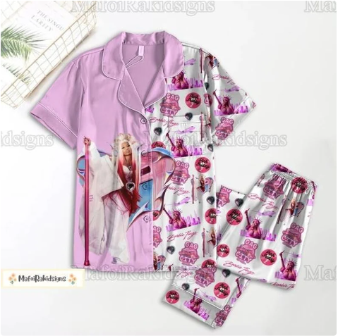 Nicki Minaj Pajamas Set, Nicki Minaj Shirt, Pink Friday 2 Holiday Pajamas