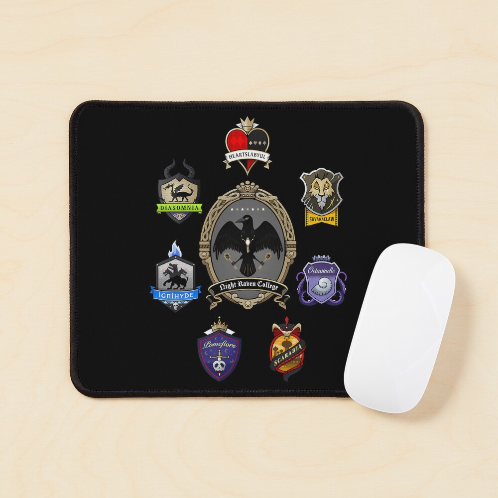 Night Raven College & Dorms (twisted Wonderland) Mouse Pad