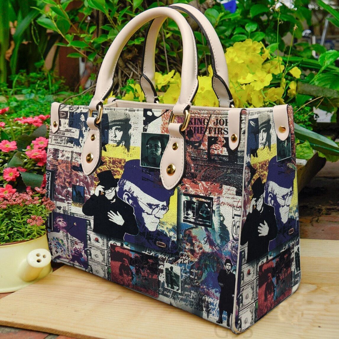 Elton John Leather Bag