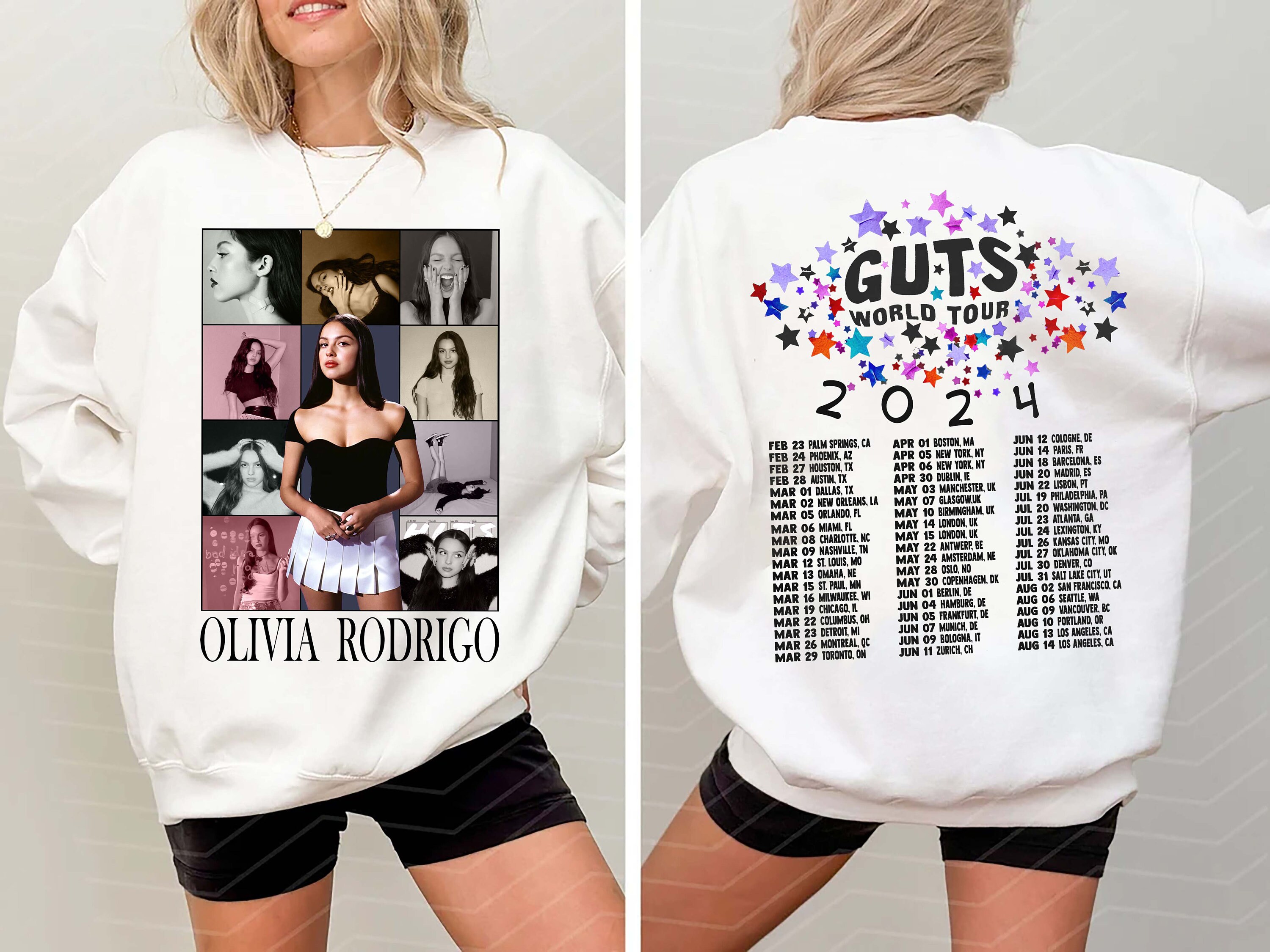 Olivia Guts Tour 2024, Olivia Rodrigo Guts Sweatshirt