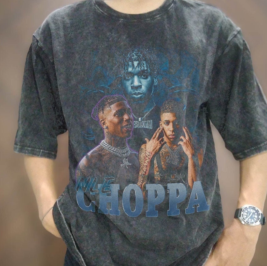 Vintage Wash Nle Choppa T-shirt, Vintage Nle Choppa Shirt
