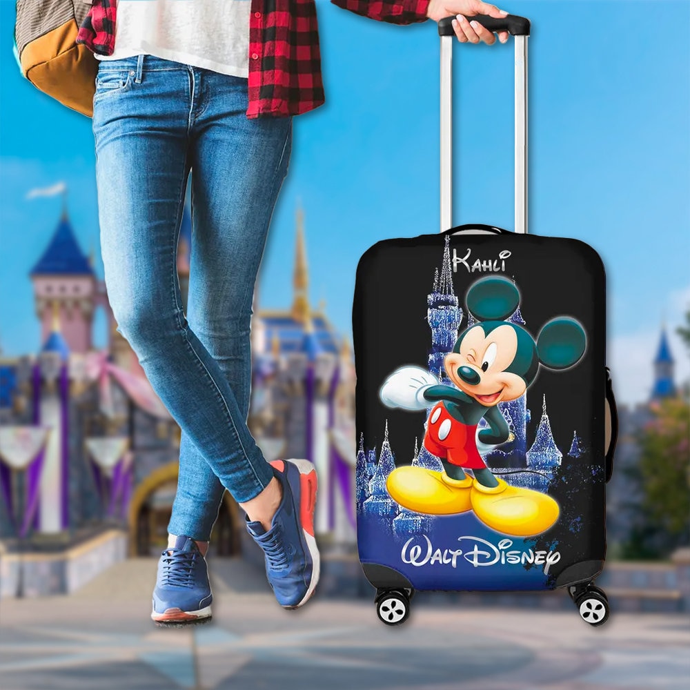 Custom Castle Luggage Cover