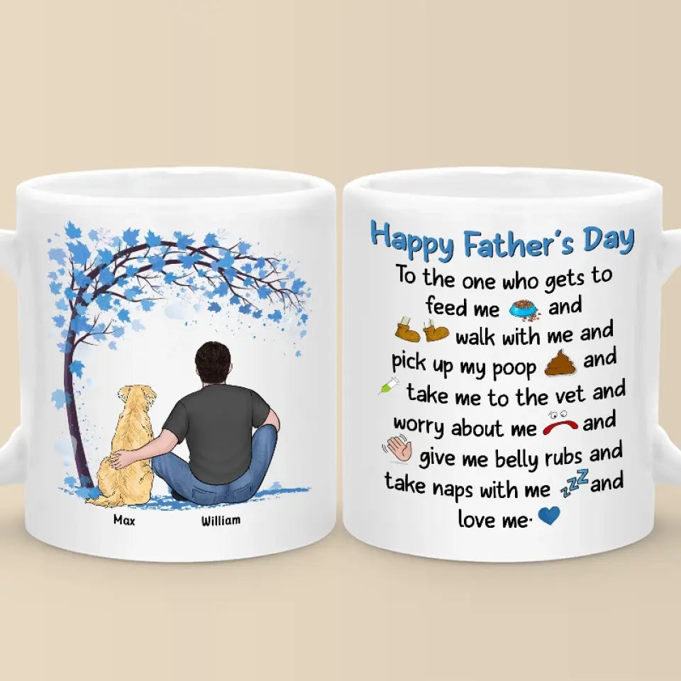 Discover A Bond That Can't Be Broken - Dog Personalized Custom Mug - Father's Day, Gift For Pet Owners, Pet Lovers