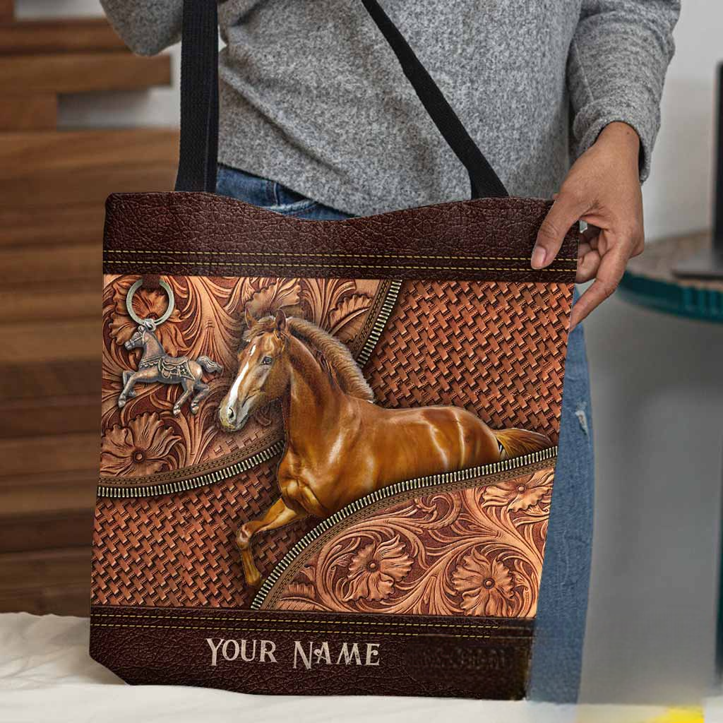 Discover Horse Vintage Personalized Tote Bag