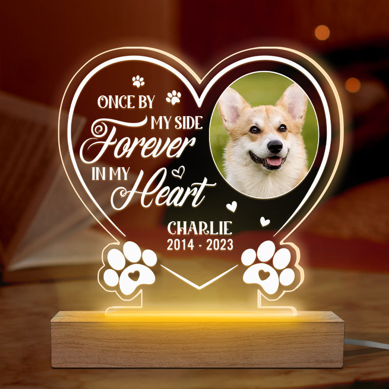 Discover Custom Photo Your Wings Were Ready But Our Hearts Were Not - Memorial Personalized Shaped 3D LED Light