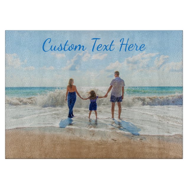 Discover Custom Photo Text Cutting Board Your Summer Design