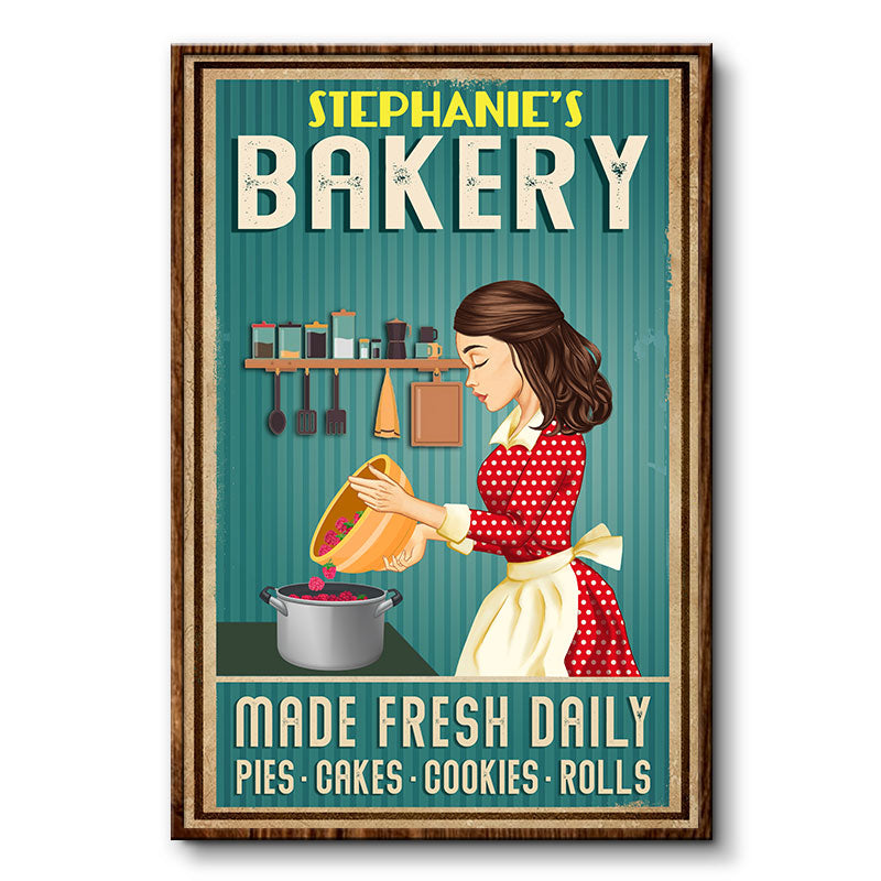 Discover Baking Made Fresh Daily Cooking - Personalized Custom Poster