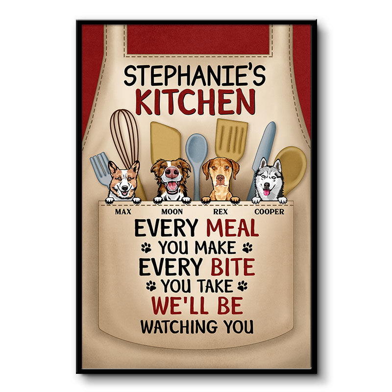 Discover Dog Mom Kitchen Every Meal You Make - Mother Gift - Personalized Custom Poster