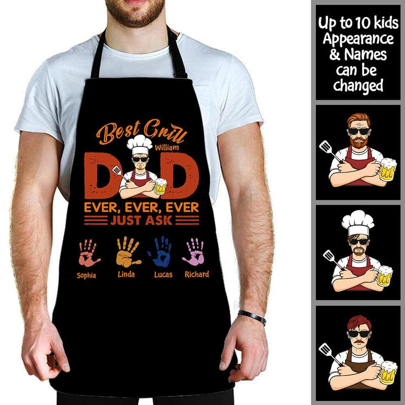 Discover Best Grill Dad Ever Just Ask Gift For Dad Personalized Apron
