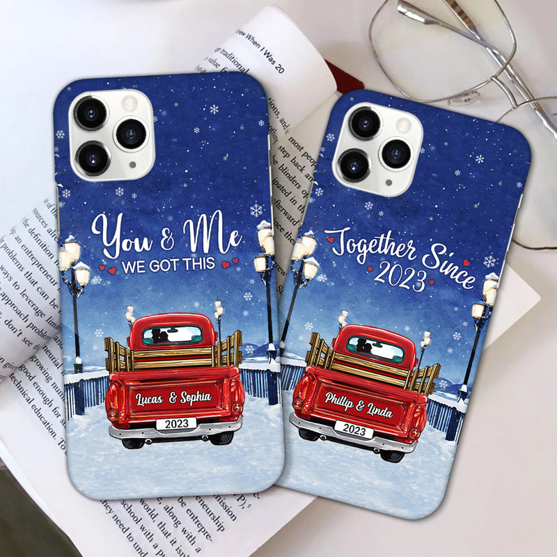 Discover You & Me We Got This - Christmas Gift For Husband Wife, Anniversary Couple Personalized Phone case