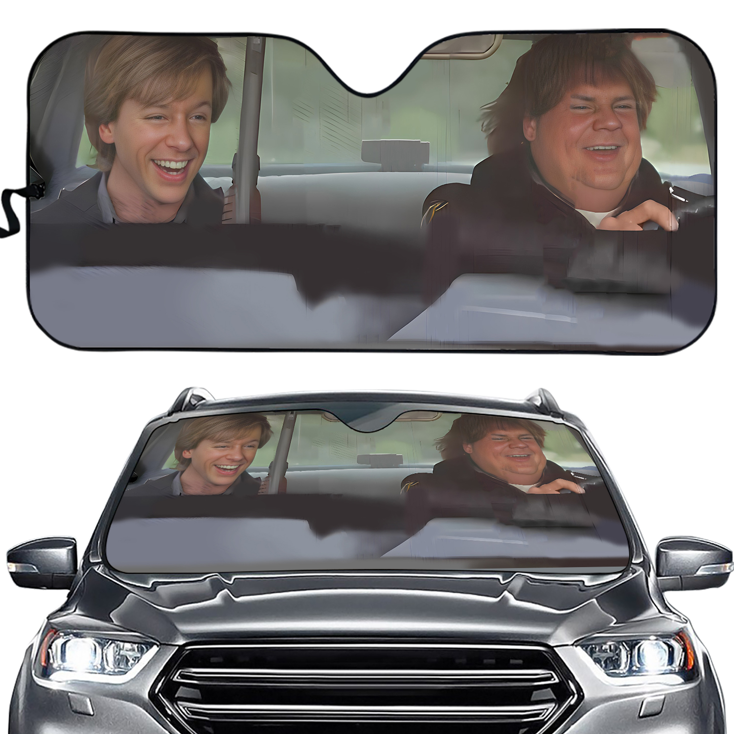 Tommy Boy Chris Farley David Spade Car Sun Shade