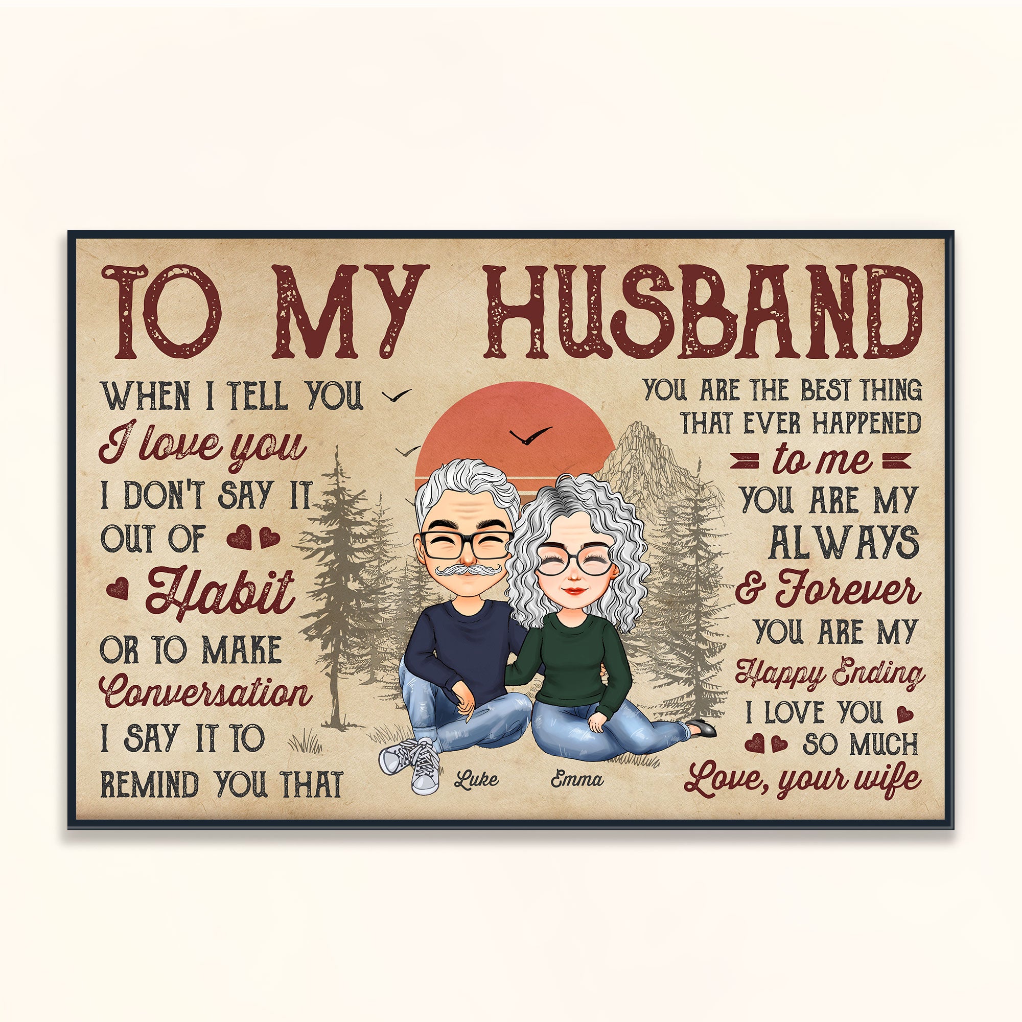 You Are My Always &amp; Forever - Personalized Poster