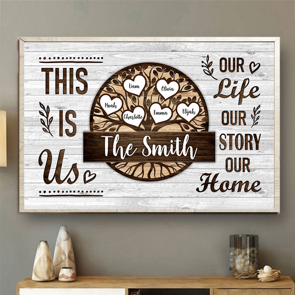 This Is Us, Family Custom Poster , Gift For Family