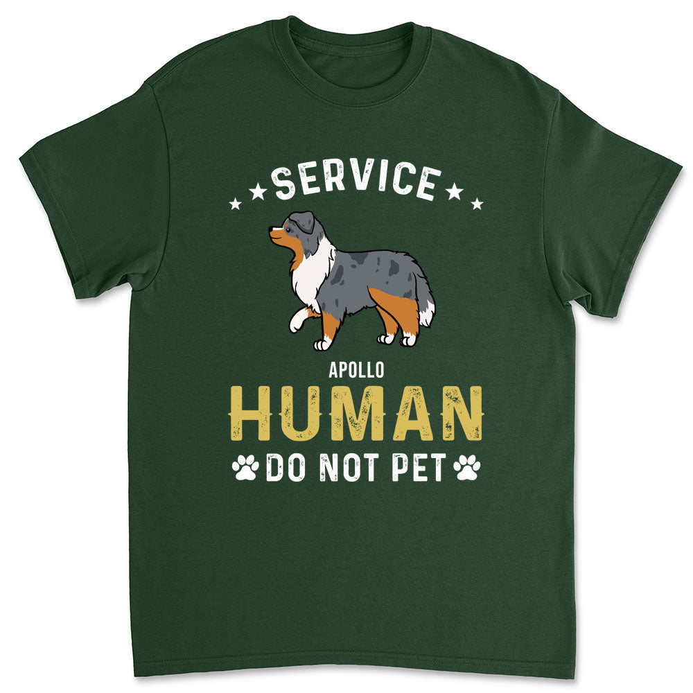 Service Human Walking - Personalized Custom Unisex T-shirt