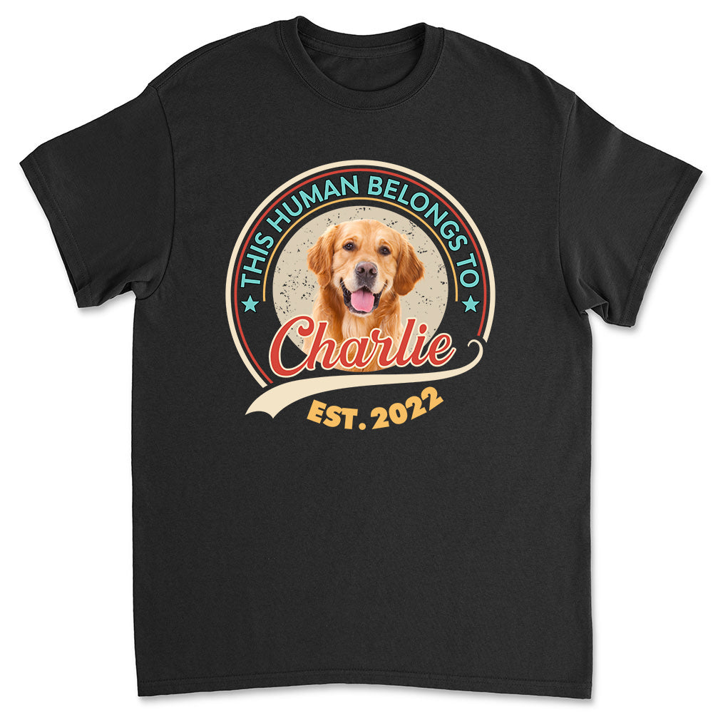 Human Belongs Photo - Personalized Custom Unisex T-shirt