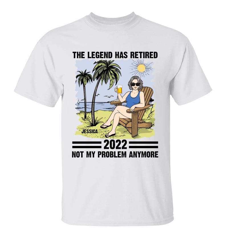 Legend Has Retired Summer Personalized Unisex T-shirt