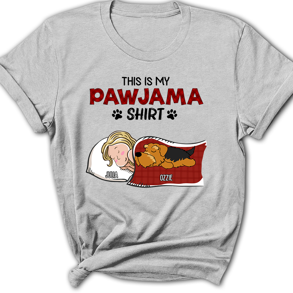 Sleeping Pajama Shirt - Personalized Custom Women's T-shirt