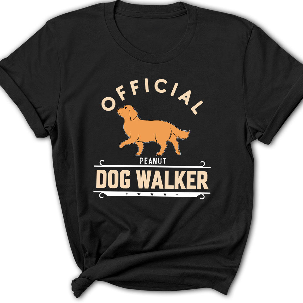 Dog Walker - Personalized Custom Women's T-shirt