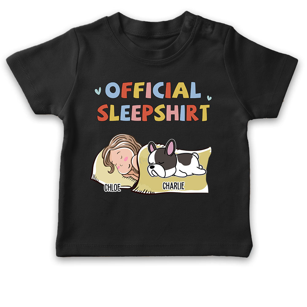 Sleeping Dog Sleepshirt - Personalized Custom Youth T-shirt