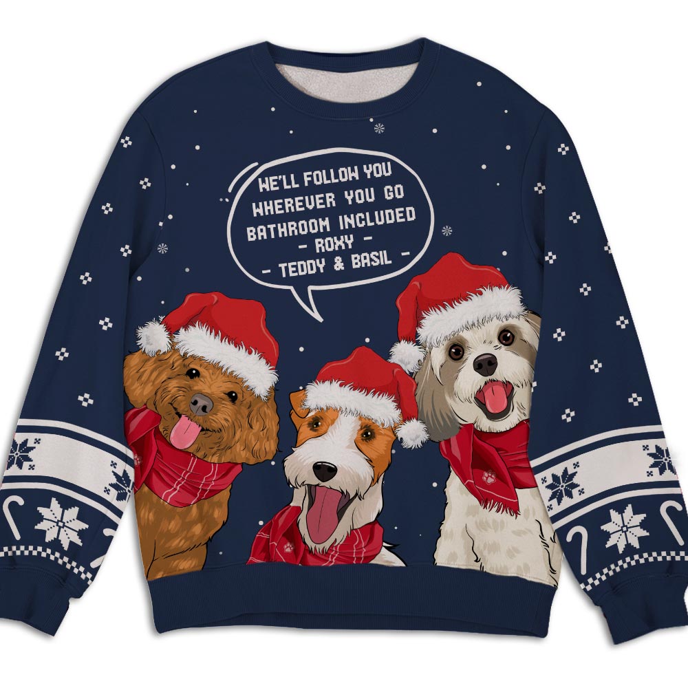 Follow You - Personalized Custom All-over-print Sweatshirt