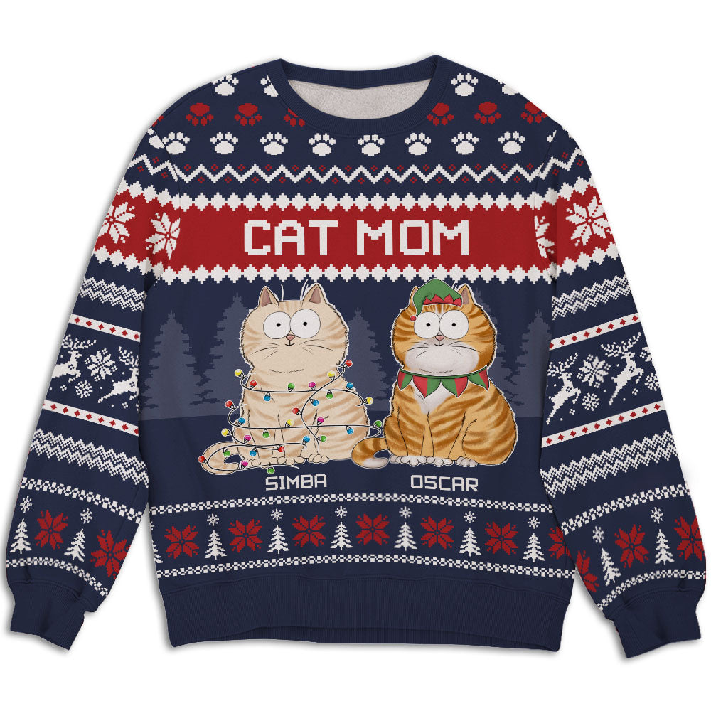 Funny Cat Grandma - Personalized Custom All-over-print Sweatshirt
