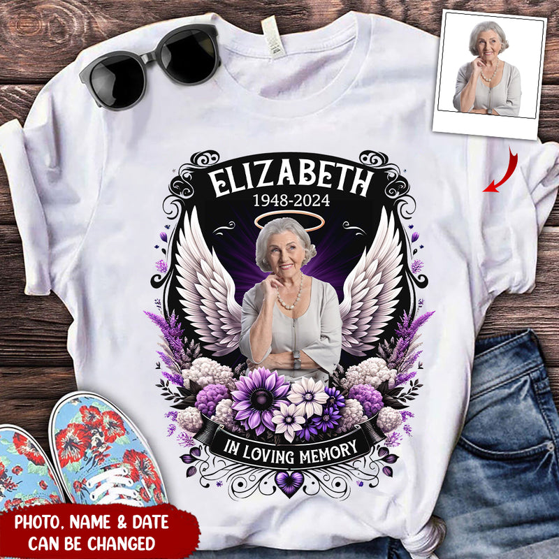 In Loving Memory - Personalized Custom Photo T-shirt