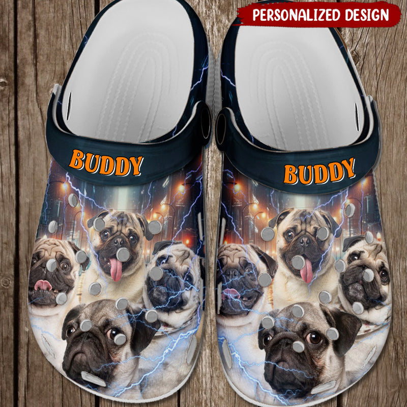 Cute Dog Puppy Pet Upload Photo Personalized Clogs